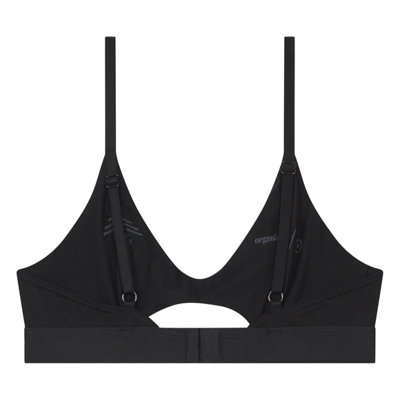 Organic Basics XS black Tencel soft touch adjustable light cut-out bralette - Picture 5 of 10